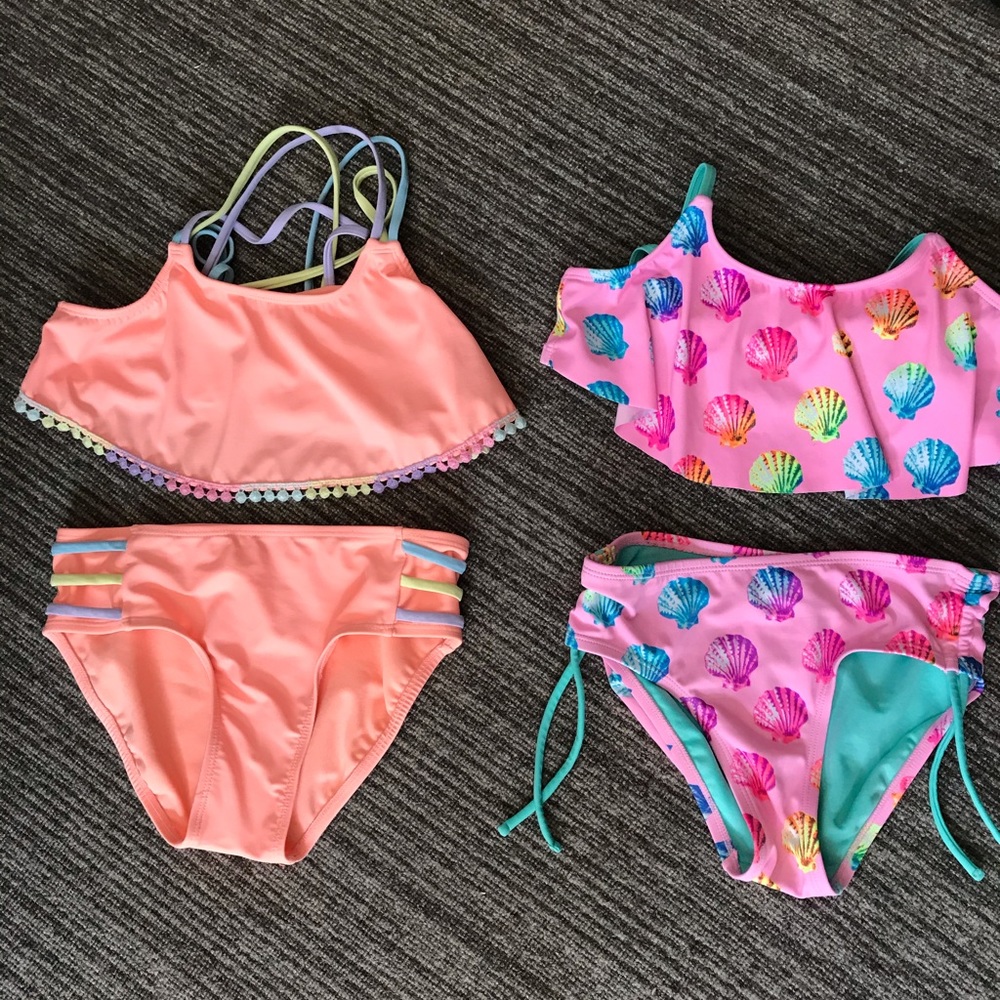 Justice Size 10 Bathing Suits